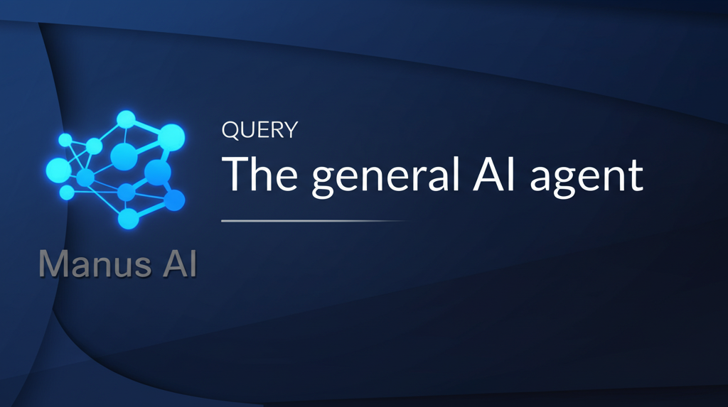 Manus AI: The Industry's First Step Into Full Autonomy
